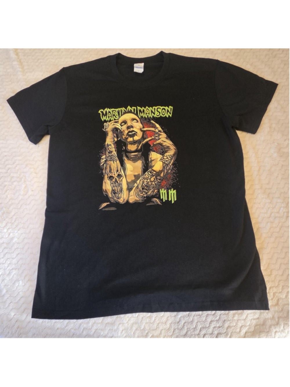marilyn manson t shirt large